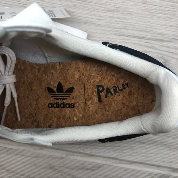 adidas Stan Smith Parley White Black shoes GV7614 US 6 - Picture 8 of 8